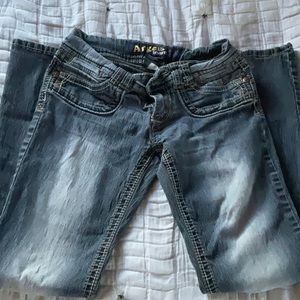 Blue y2k jeans size 1